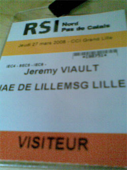 Badge RSI Nord-Pas de Calais